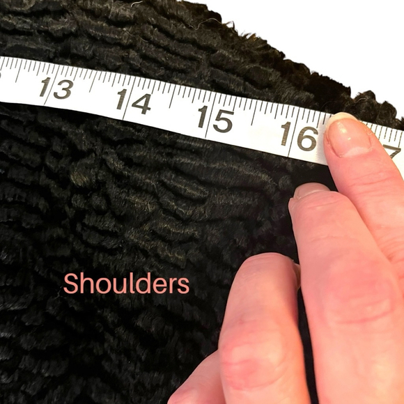 Unreal Fur Luxurious Faux Fur Persian Lamb Coat, US 10, Black - Picture 12 of 16